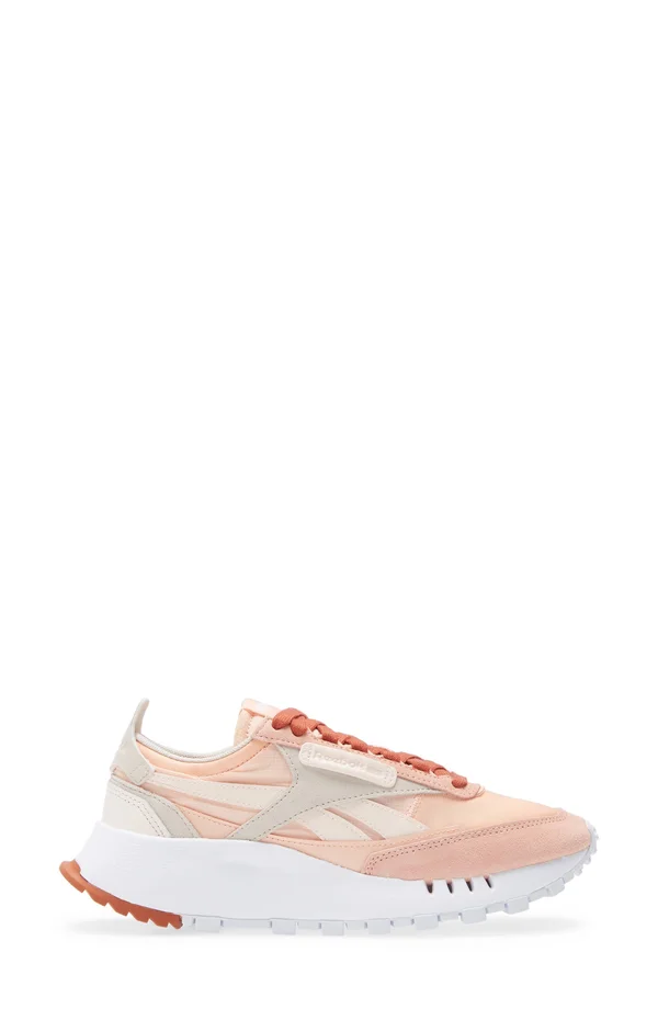 Reebok Classic Leather Legacy Pink Women's Running Shoes, Size: 6