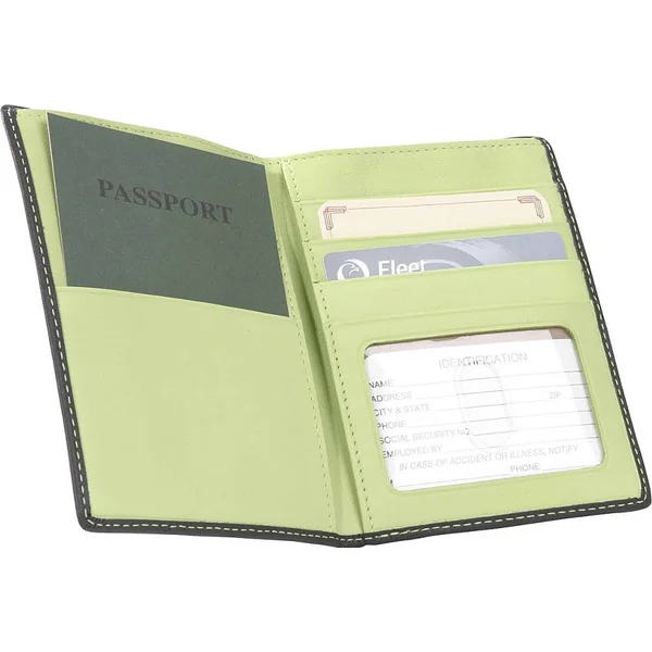 Royce Leather Passport Currency Wallet - Wildberry