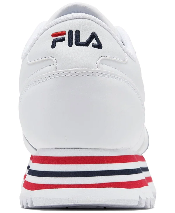 Fila Women's Orbit Zeppa Low Platform Casual Sneakers - 5.5 - White