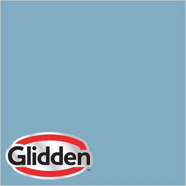 Glidden Premium 5-gal. #HDGB59 Country House Blue Satin Latex Exterior Paint