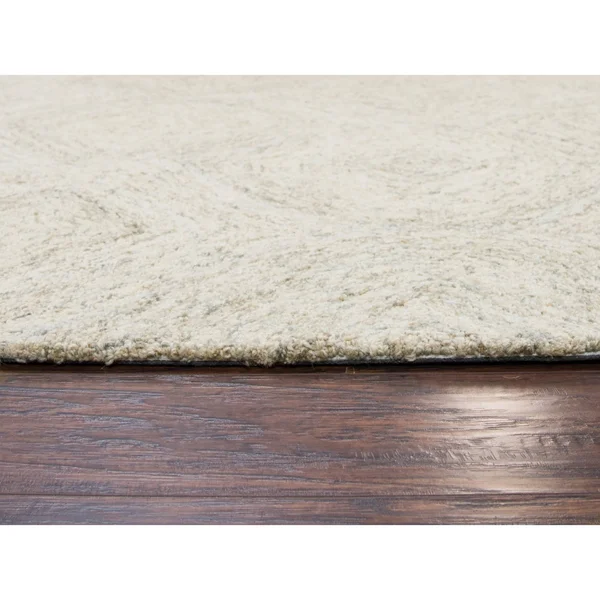 London Trellis Wool Hand-Tufted Rug (8& x 10& - Beige)