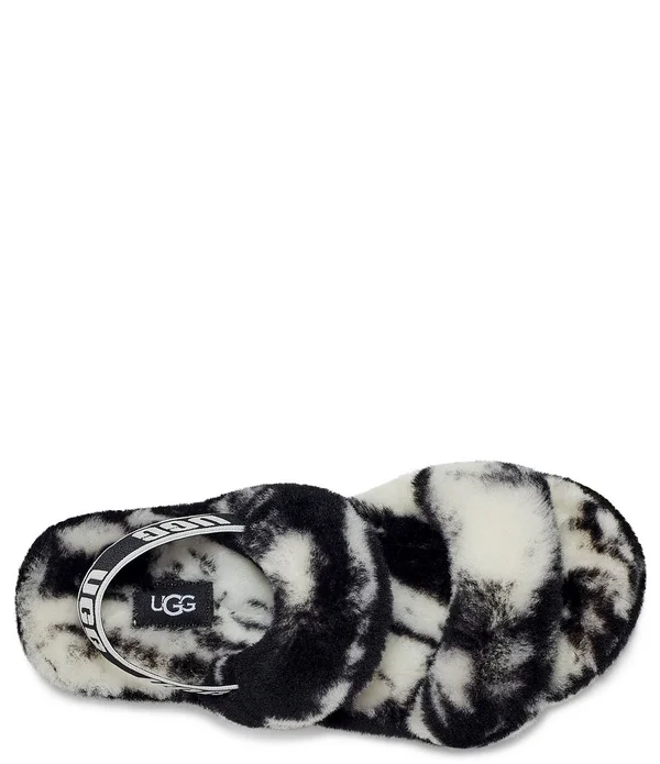 Ugg Women's Oh Yeah Marble Slipper, Black, 11