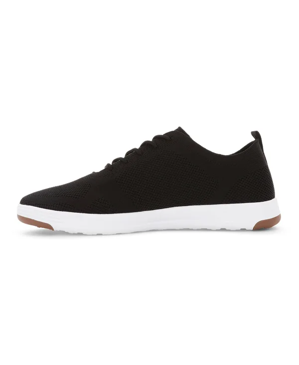 Perry Ellis Men's Tread Sneakers in Black, Size 11.5, Solid, Regular