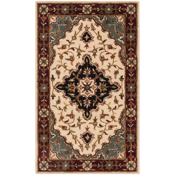 Safavieh Heritage HG760A 8&3x22 x 11&0x22 Ivory, Red Area Rug