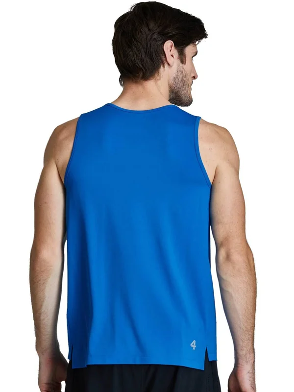 Fourlaps Dash Tank 2.0 Shoulder Stripe Bright Blue - XL