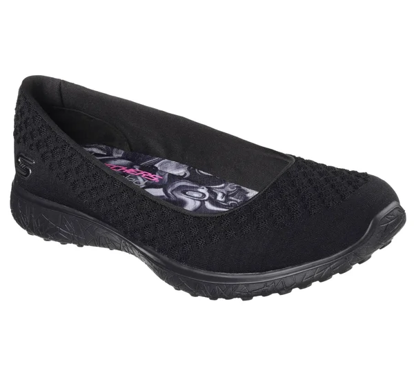 Skechers Women's Microburst One Up Skimmer Sneaker, Size: 5.5, Black