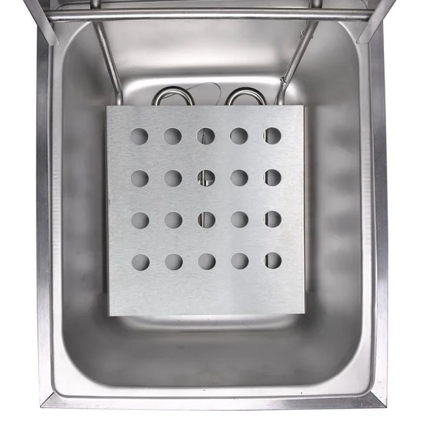 Clevr 11 LITER Capacity Commercial Stainless Steel Deep Fryer Machine 110V Double Two Tank Design