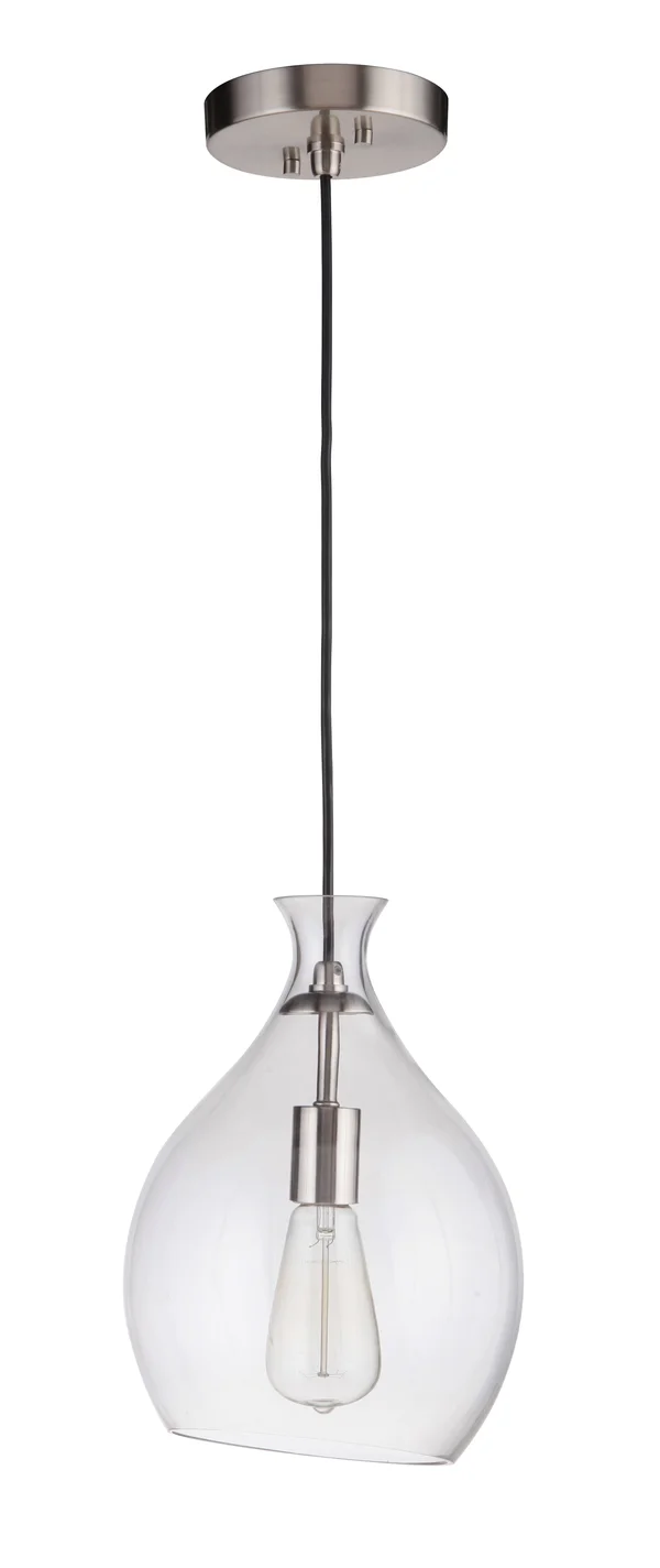 Craftmade 1 Light Pendant - Brushed Polished Nickel - P950BNK1