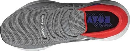 New Balance Kids& Fresh Foam Roav - Grey/Red (Size 3.5)