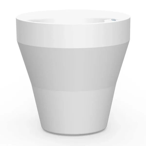 Rim Self-Watering Planter - 22x22 - Alpine White - Crescent Garden
