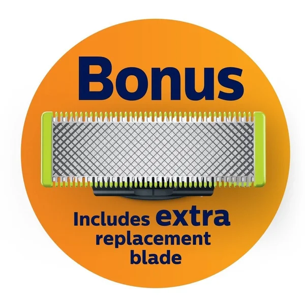 Philips Norelco OneBlade Bonus Pack with Free Blade, QP2520/72