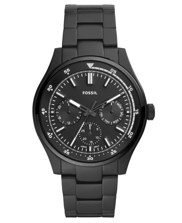 Fossil Men's Belmar Multifunction Stainless Steel Watch - Black