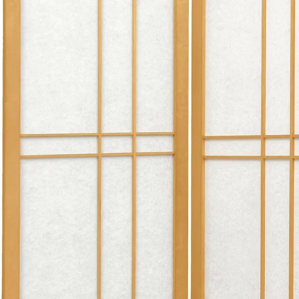 Oriental Furniture 6 ft. Tall Eudes Shoji Screen - 3 Panel - Natural