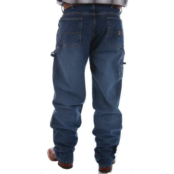 Mens Cinch Blue Label Carpenter Medium Stonewashed Jeans - MB90434002