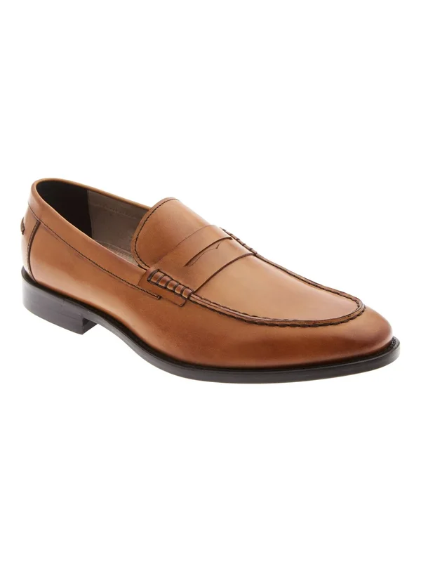 Banana Republic Men's Dellbrook Italian Leather Loafer Tan Size 9 1/2