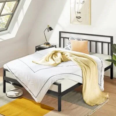 Snelson Model Steel Low Profile Platform Bed Red Barrel Studio Size: Full