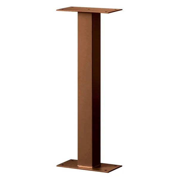 Salsbury Industries Standard Pedestal - Bolt Mounted - for Designer Roadside Mailbox - Copper