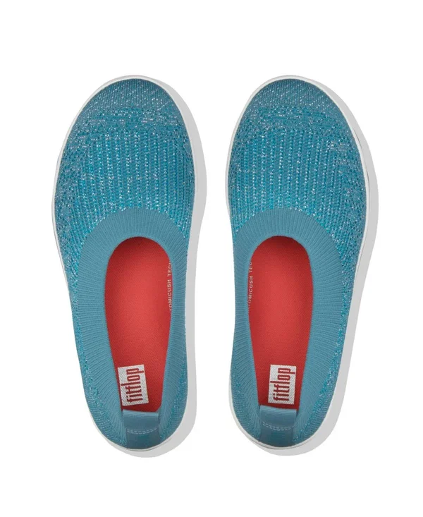 Fitflop Women's Uberknit Crystal Ballet Flats