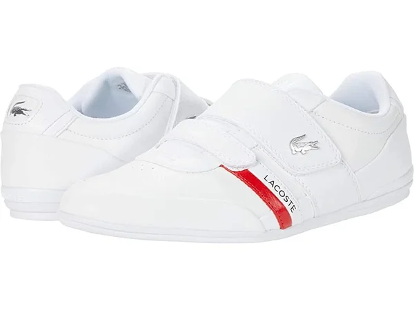 Lacoste Misano Strap 0721 1 Men's Shoes White/Red : 13 M