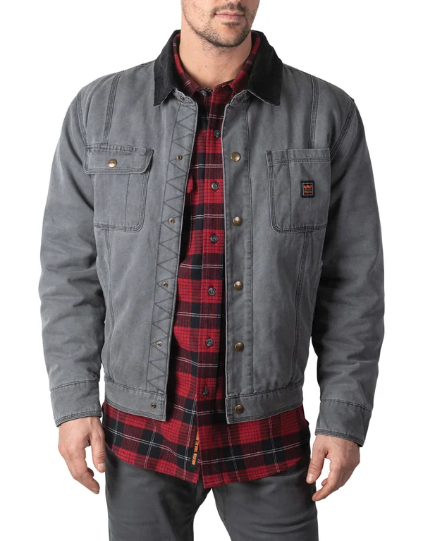 Walls YJ293 Ranch Amarillo Duck Cotton Twill Jacket - Washed Graphite, M