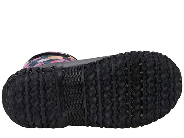 Bogs Kids& York Water Roses Boot - 13 - Black Multi