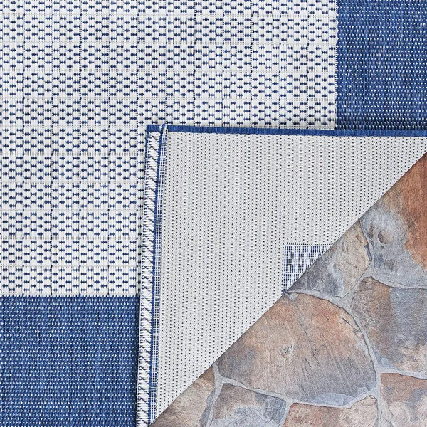 Couristan Recife Checkered Field Indoor/Outdoor Square Rug, 8&6