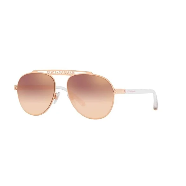 Dolce & Gabbana Sunglasses DG2235 12986F Pink Gold 57 mm