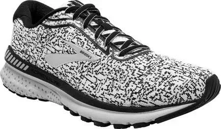 Women's Brooks Adrenaline GTS 20 Running Shoe - White/Black - Size 5.5