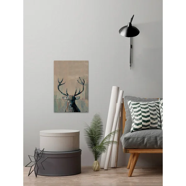 Marmont Hill What Up Buck Canvas Wall Art - Size: 60 inch x 40 inch