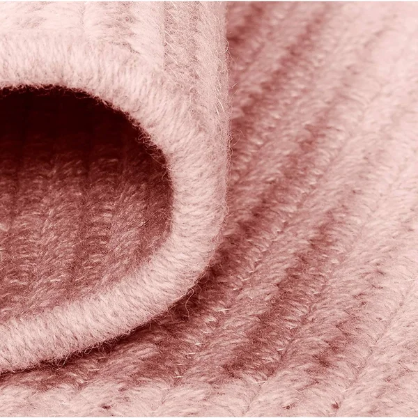 Colonial Mills Westminster Braided Rug Blush Pink - Size: 7 x 9 ft.