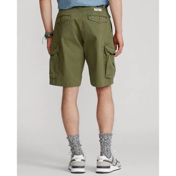 Ralph Lauren Men's 10.5-inch Classic Fit Twill Cargo Shorts - Size 31 in Army Olive