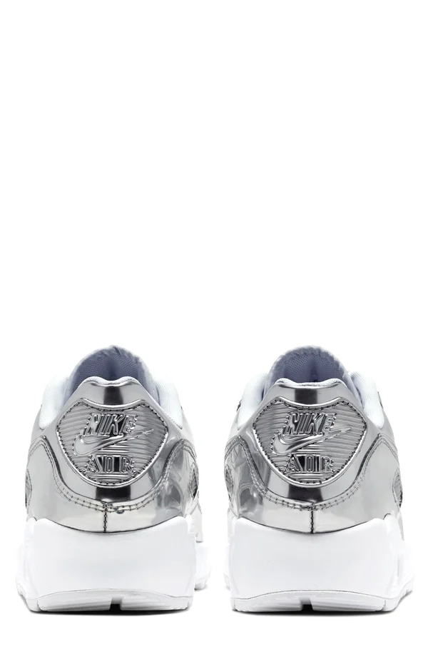 Nike Wmns Air Max 90 Metallic Silver - Size 12.5 Women