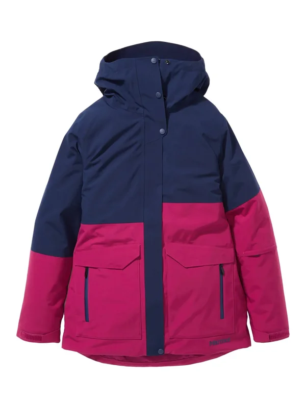 Marmot Women's Wilder Jacket - Small - Wild Rose - Arctic Navy