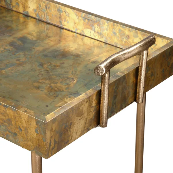 Uttermost Couper Oxidized Tray Table