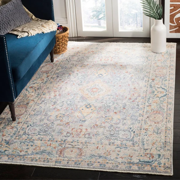Safavieh 4& x 6& Illusion Illusion 700 Light Grey - Cream Rug