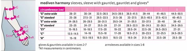 Mediven Harmony 30-40 mmHg Seamless Glove II, Sand