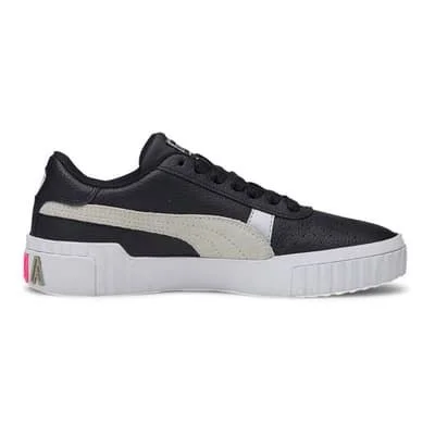 Puma Cali Varsity Shoes White Black Women - 38.5