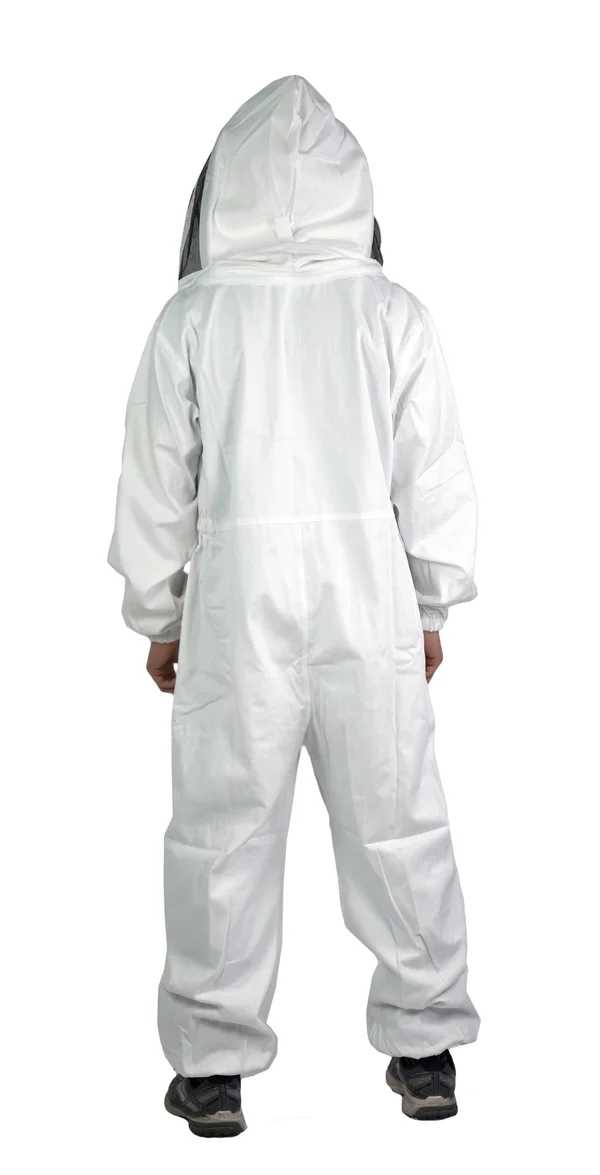 Vivo Professional Small Cotton Full Body Beekeeping Suit with Veil Hood BEE-V106S