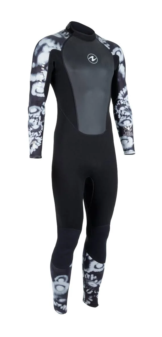 Aqua Lung Men's Hydroflex 3mm Wetsuit Black/Blue Camo - 3XL