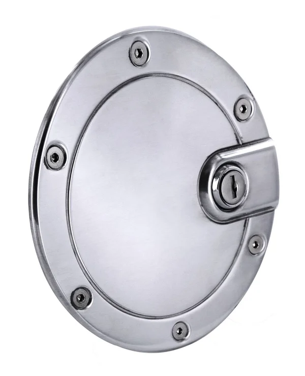 All Sales 6053PL Race Style Billet Fuel Door Trim