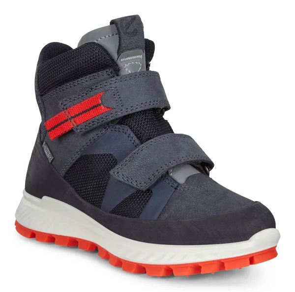 Ecco Kids Exostrike Red-black, Kids Gore-Tex Sneakers, Size US 5-5.5 - Color Night Sky - Ombre