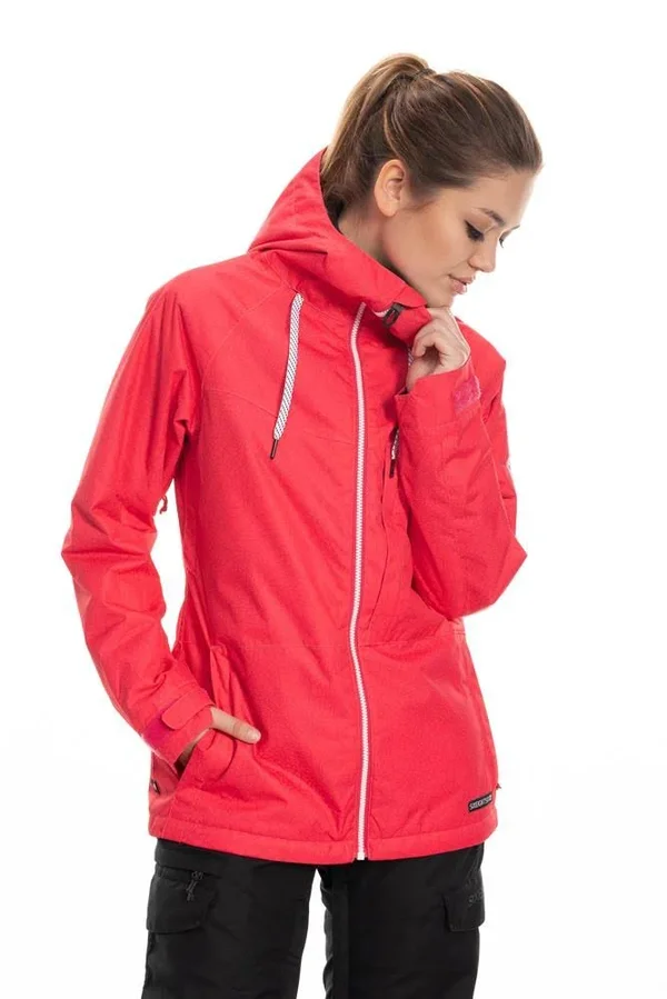 686 Women's Athena Insulated Jacket Black Speckle Colorblock, L