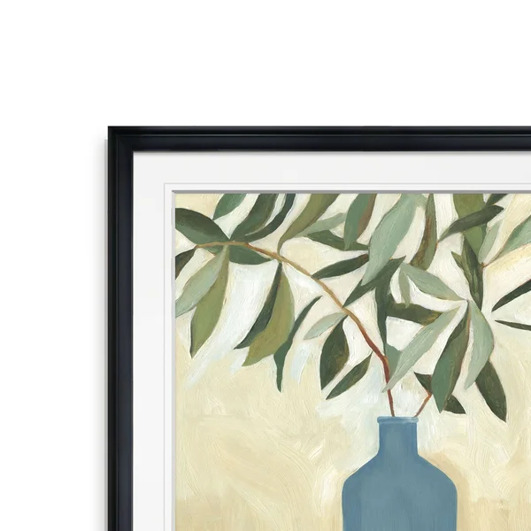 Greenery Still Life V -Framed Giclee Print - 22X22