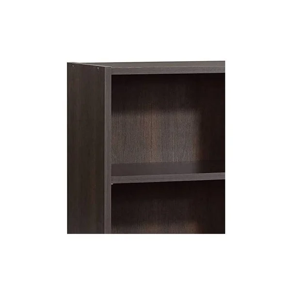 Scranton & Co 3-Shelf Wood Bookcase in Cinnamon Cherry