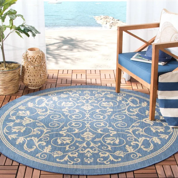 Safavieh Courtyard CY2098-3201 6&7x22 x 6&7x22 Square Natural - Terra Area Rug