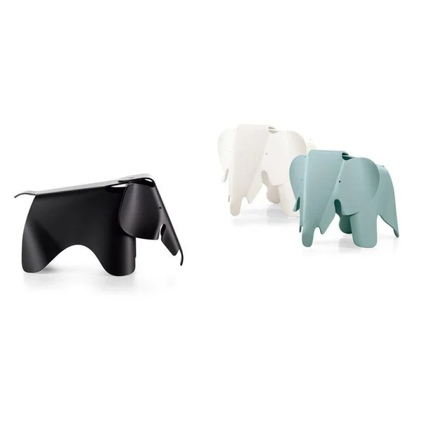 Eames Elephant Stool Poppy Red Vitra