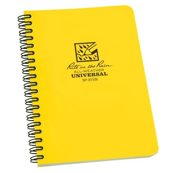 Rite in The Rain All-Weather Spiral Notebooks, SIDE, 4-5/8x22 x 7