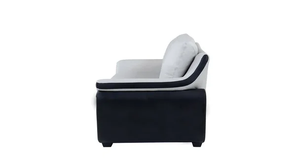 Natalie Light Grey/Black Sofa from Global Furniture USA