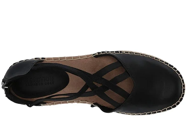Kenneth Cole Reaction Clo Elastic Wedge 7 Women's Black