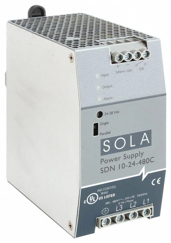Sola/Hevi-Duty SDN10-24-480C DC Power Supply